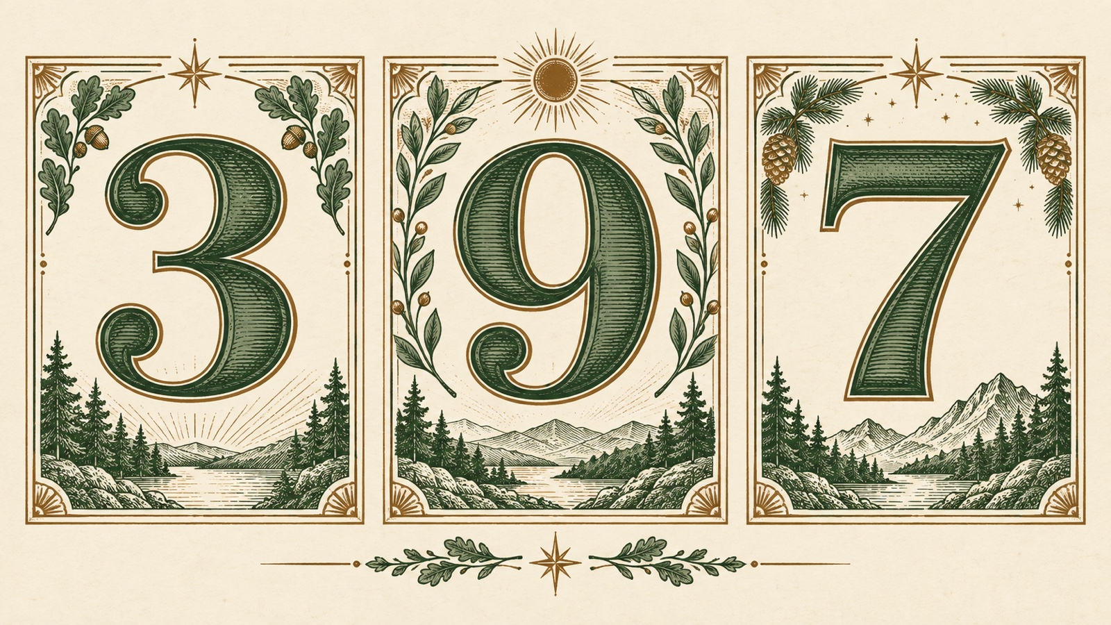 ภาพประกอบสลาก N3 แสดงช่วงตัวเลขสามหลักตั้งแต่ 000 ถึง 999